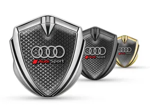 Audi Badge Autoadesivo Stile Limitato Bordo Elegante
